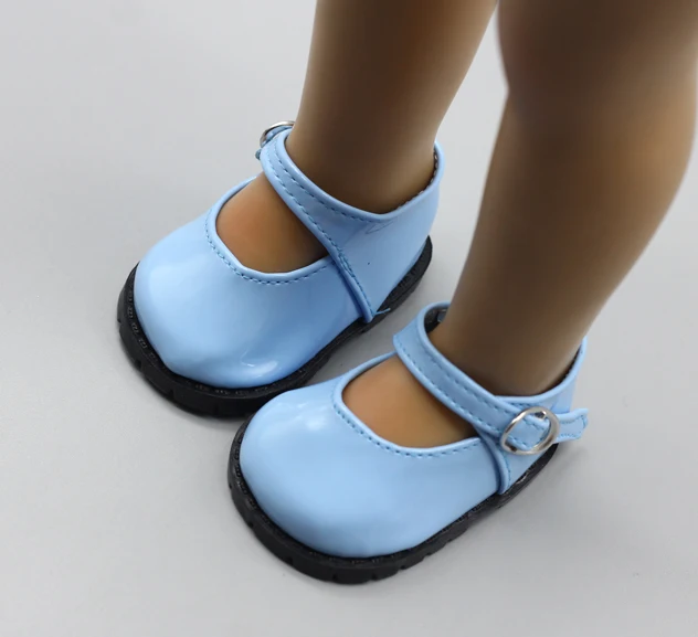 1 пара обуви из искусственной кожи для 18 дюймов девочки кукла обувь как для 43 см Детские аксессуары для кукол игрушки