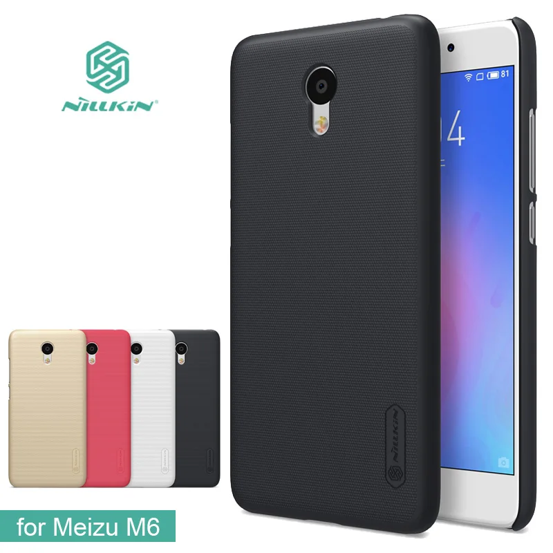 

for Meizu M6 5.2" Nillkin Super Frosted Shield Ultra Thin Matte Hard Back PC Cover Case for Meizu M6 Meilan 6 Nilkin Phone Case