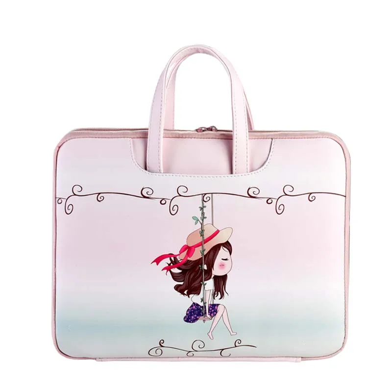 

Waterproof Laptop Bag for Women Handbag Bag For 14 15 15.6" Laptop 13.3" Lady Case Pouch For MacBook Air Pro 13.3inch 2018 New