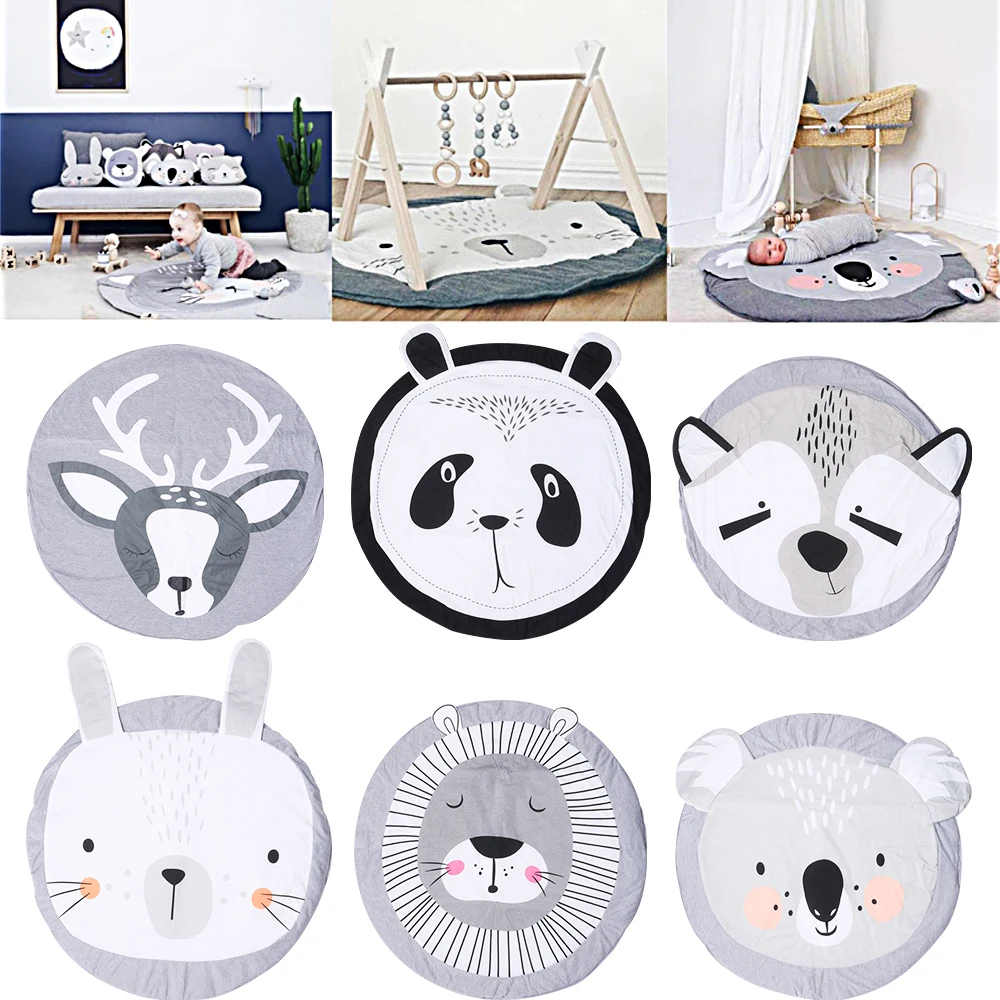 

baby play mats Animal climbing carpet newborn infant soft sleeping mat cotton Rabbit Lion Raccoon Swan Pegasus Cat Bear Mats
