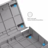 ORICO 3.5 pouces boîte de stockage externe 5 pièces HDD ProtectIon boîte multi-disque de stockage pour disque dur SSD avec conception d'étiquette ► Photo 3/6