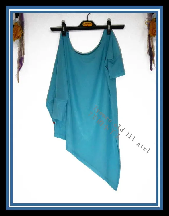 

Transparent thin belly dance Bat sleeve top CUF12