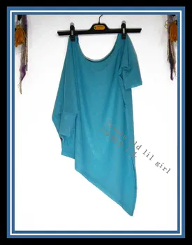 

Transparent thin belly dance Bat sleeve top CUF12