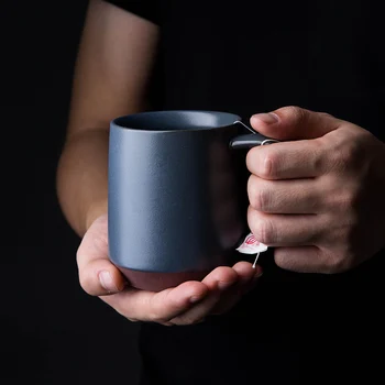 

European matte ceramic mug home milk couple office cup