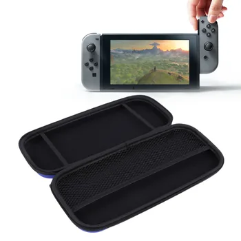 

2017 Storage Zip Case Protective Holder with Wrist Strap Store Box Holder Shell case bag for Nintendo Switch NS Game Console