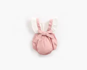 

2019 New Arrival Girls Rompers Cotton Ruffles Kids Jumpsuits 0-3 T