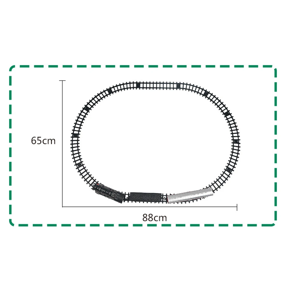 ABS Ретро моделирование электрический трек поезд сборная игрушка детский трек маленький поезд игрушка трек поезд набор праздничный подарок