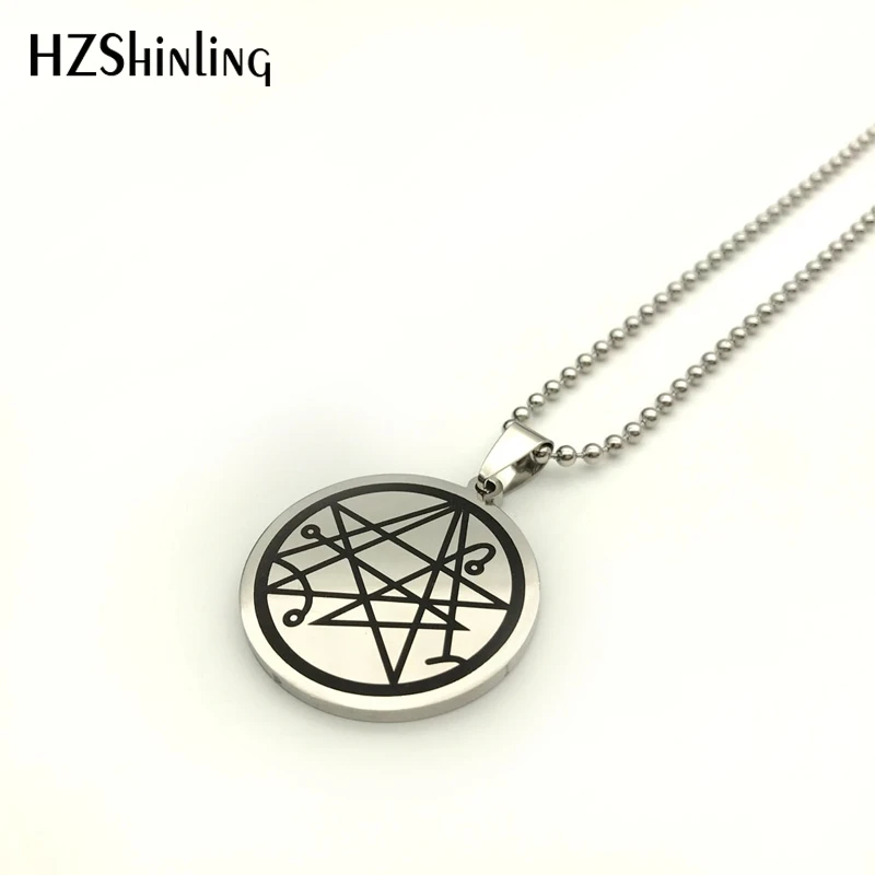 Новинка 2018 подвеска из нержавеющей стали с виниловой наклейкой Sigil of the Gate
