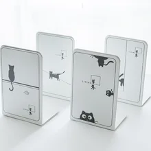 2 шт. офисные Kawaii подставки для книг милые Pattens мужчин и женщин студентов книжная полка кактус черный Кот творческий книга стенд утолщенной