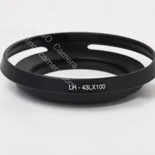 LH-43LX100 металлическая бленда объектива для камеры Panasonic LUMIX DMC-LX100& LEICA D-LUX(Typ 109) подходит для объектива 43 мм