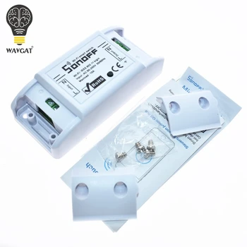 

Itead Sonoff Smart Wifi Switch DIY Smart Wireless Remote Switch Domotica Wifi Light Switch Smart Home Controller Work with Alexa