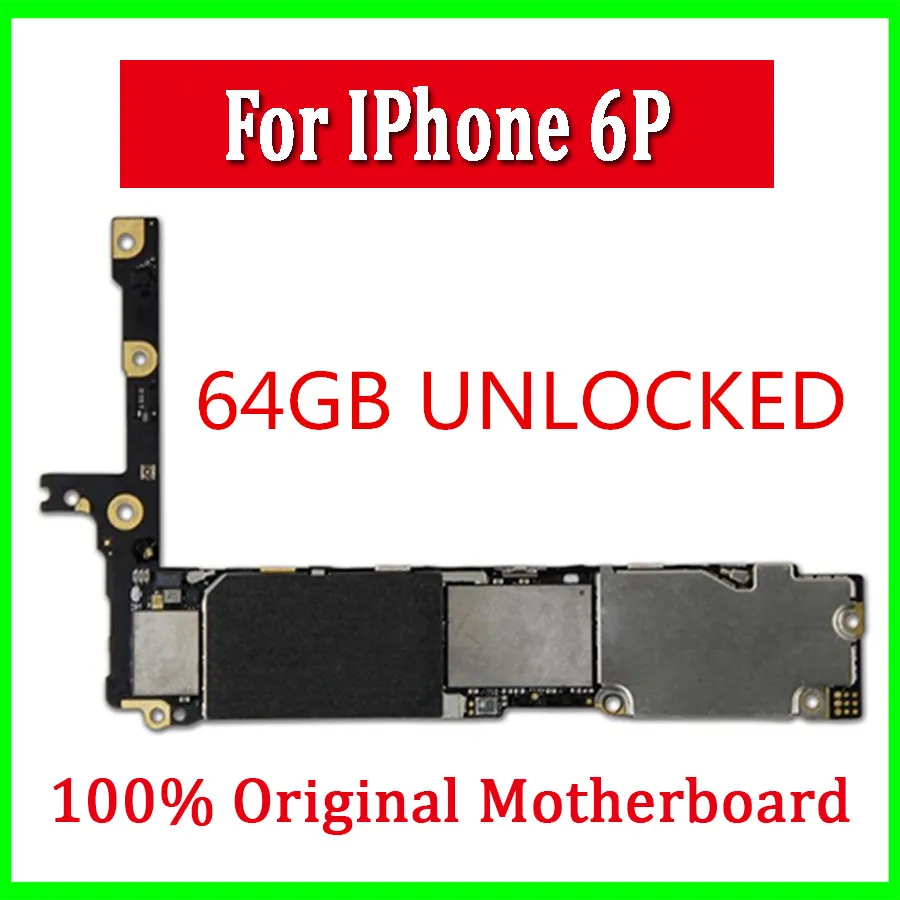 

64gb for iphone 6 plus Motherboard without Touch ID,Original for iphone 6P unlocked Logic Boards with IOS System,Free Shipping