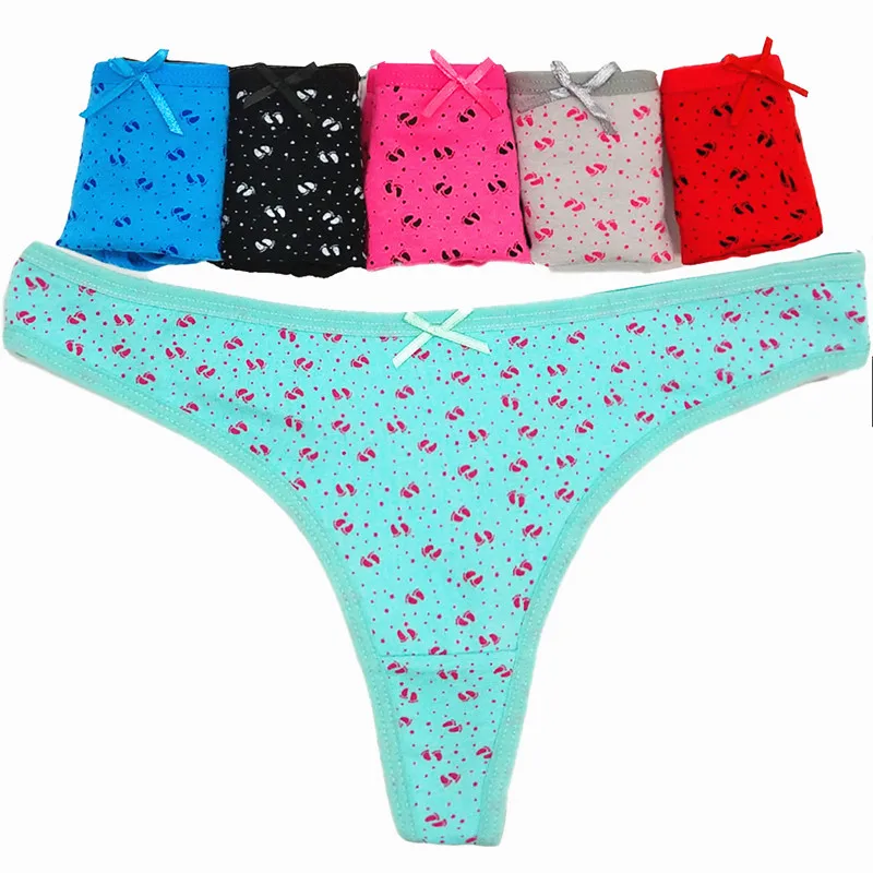 YJ7359-10pcs Женские хлопковые сексуальные трусики нижнее белье Танга Mujer розовые черные женские стринги Женское нижнее белье Интимные Трусики 10 шт. в партии - Цвет: YJ7359-10pcs