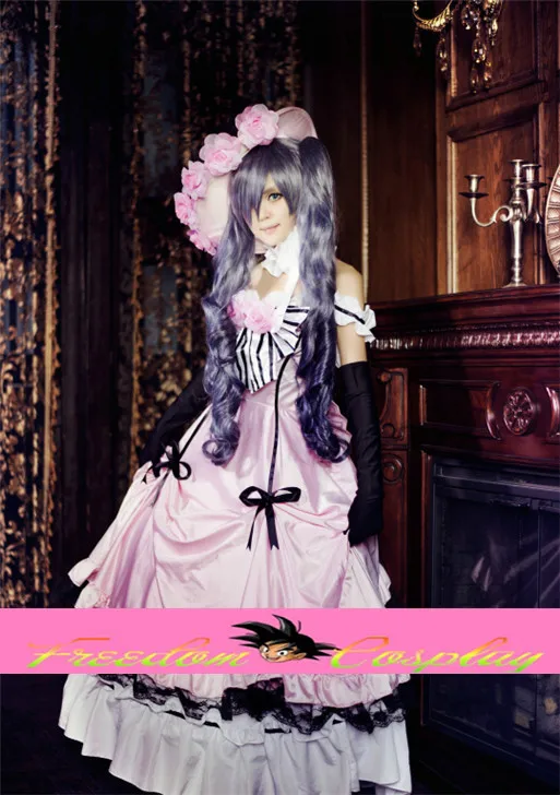Black Butler Ciel Phantomhive Women S Pink Dress Cosplay Costume