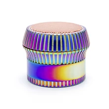 63 мм Радужный градиентный Ледяной Синий, стерео крутой внешний вид измельчитель табака, удобный и быстрый