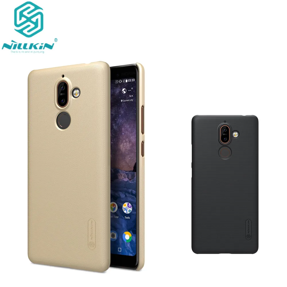 Nillkin Frosted PC case Hard Protector back cover for Nokia 7 plus phone bag nokia7 plastic mobile cases |