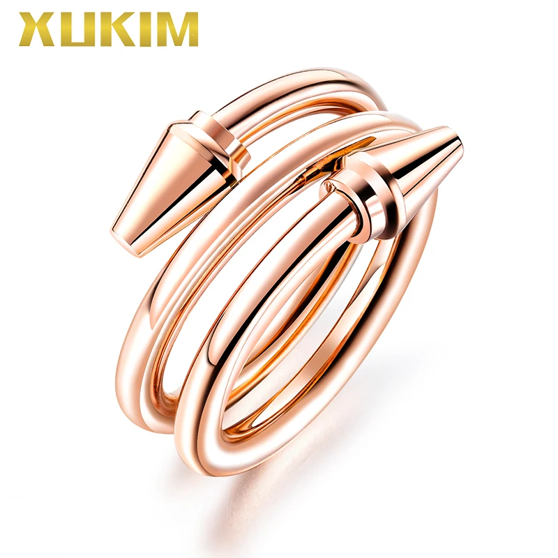 

RO107 Xukim Jewelry Women Rose Gold Birthday Gift Sister Gift Lady Ring