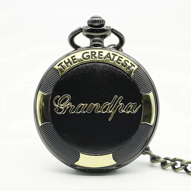New Arrival Black Antique The Greatest Grandpa Bronze Quartz Pocket Watch Pendan New Arrival Black Antique The Greatest Grandpa Bronze Quartz Pocket Watch Pendan