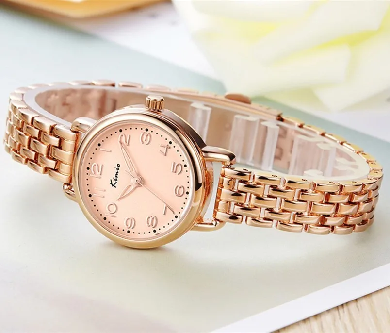 KIMIO Fashion Simple Wrist Watch Women Bracelet Watch Strap Skeleton Pointer 3D Arabic Numerals Scale Womens Watches Top Brand KIMIO Fashion Simple Wrist Watch Women Bracelet Watch Strap Skeleton Pointer 3D Arabic Numerals Scale Womens Watches Top Brand