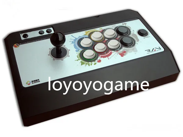 

PS4 Fighting Stick video Arcade Game 8 Action SANWA Buttons Street Fighter IV Joystick Compatible with PC PS3 PS4