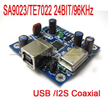 

NEW 1PC SA9023/ TE7022 24BIT /96KHz USB to coaxial / I2S Output Board for Raspberry Pi
