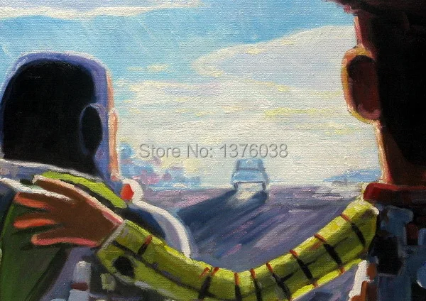 woody and buzz painting