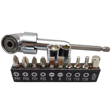 Многофункциональная отвертка комбинированный инструмент Отвертка головной рукав изгибающая дрель набор инструментов