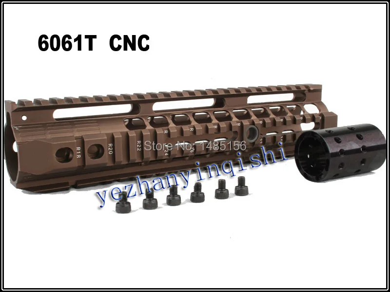 Пикатинни 10 дюймов для AEG M4/M16 Тактический поручень системы BK/CB/TAN