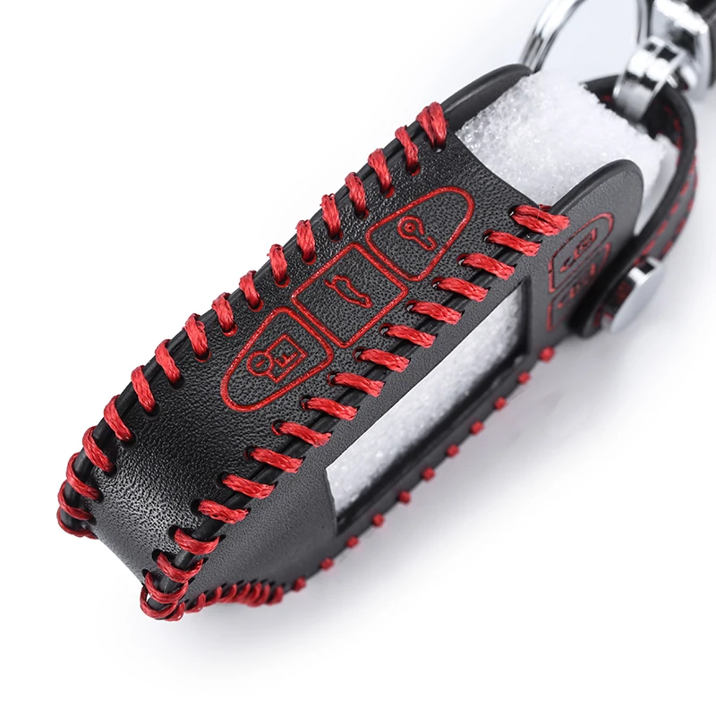 

Magicar M13 M14 Leather Cases For Scher-Khan Magicar 13 14 m110as Auto-Signals Car Alarm Remote Controller LCD Keychain Cover