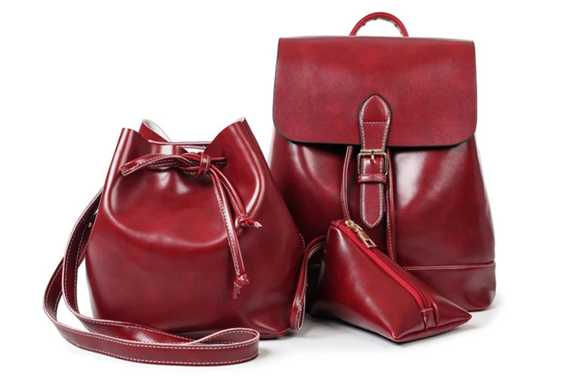 women leather backpack  (4)