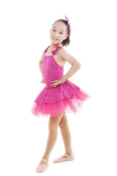 

2018hot Sale Leotard Dress For Children Justaucorps Children's Clothes And Latin Dance Costume Dancing Woman New Skirt Princess