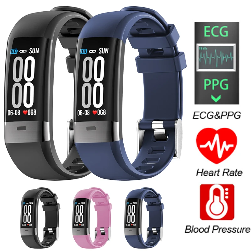 

Smart Bracelet G36 ECG PPG Heart Rate Smart Band Sleep Monitor Fitness Tracker Blood Pressure Watch Color Screen Multisport Band