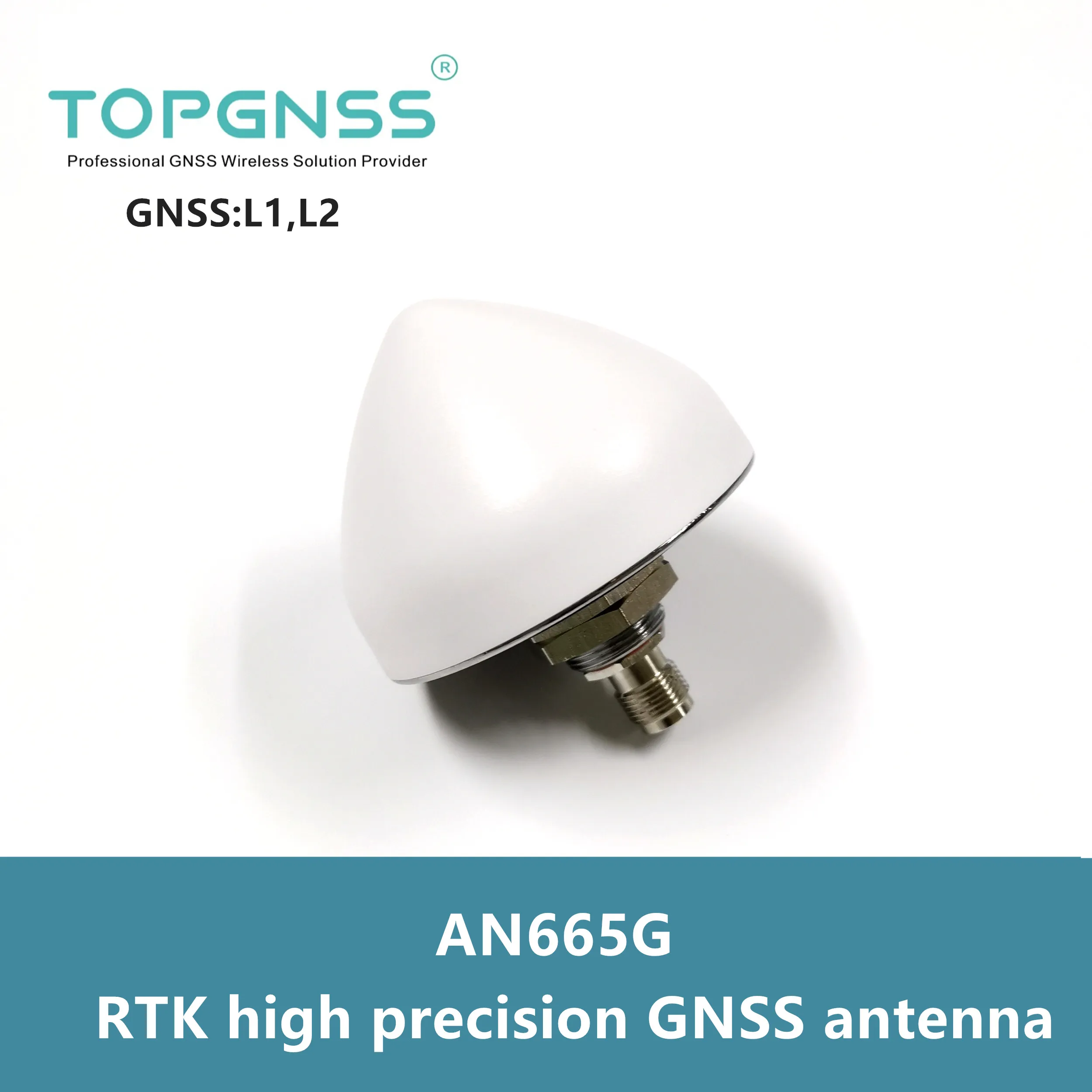 

Small size high-precision GNSS antenna for Zed-F9P module drone UGV RTK GPS antenna GPS Glonass Galileo GNSS L1, L2 TOPGNSS