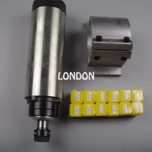 Комплект ЧПУ шпинделя ER20 2.2KW воздушное охлаждение шпинделя+ 1 Подходящие шпиндели поддержки+ 12 штук ER20