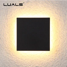 Простые современные деко открытый настенный светильник свет сад Водонепроницаемый светодиодный Настенные светильники творчества Светильники для крыльца роскошный дом Освещение