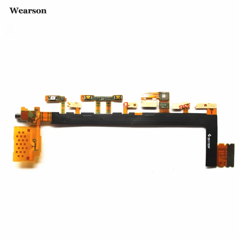 For Sony Xperia Z5P Z5Premium E6833 E6883 E6853 Power Button Volume Camera Key Flex Cable With Microphone Tested High Quality (1)