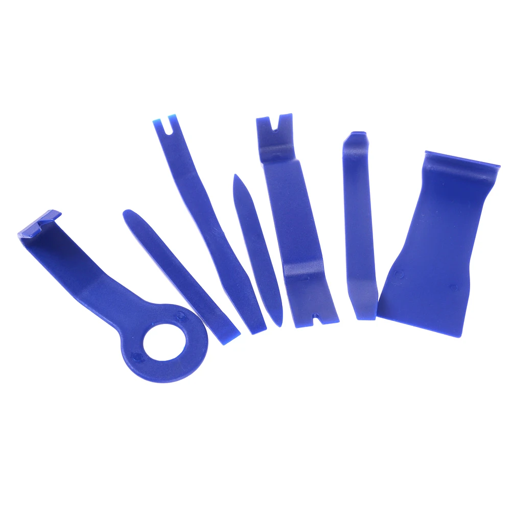 7pcs Clip Panel Trim Dashboard Removal Opening Tool Set Hard Plastic Auto Car Radio Panel Interior Door DIY Car Repair Tool Kit