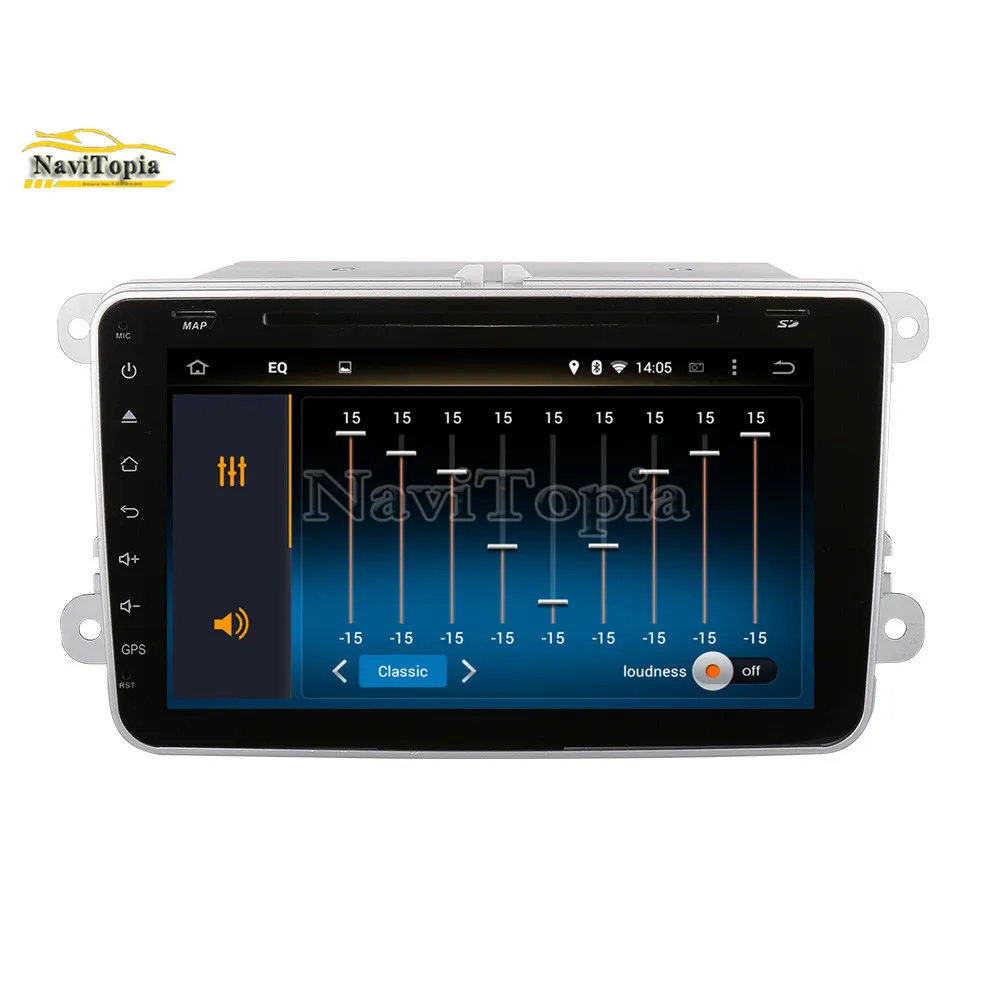 Top NAVITOPIA 4G RAM 64G ROM PX6 Android 9.0 Car DVD GPS Navigation for VW Passat B7/Passat Variant/Passat CC/Touran/Golf V VI 11
