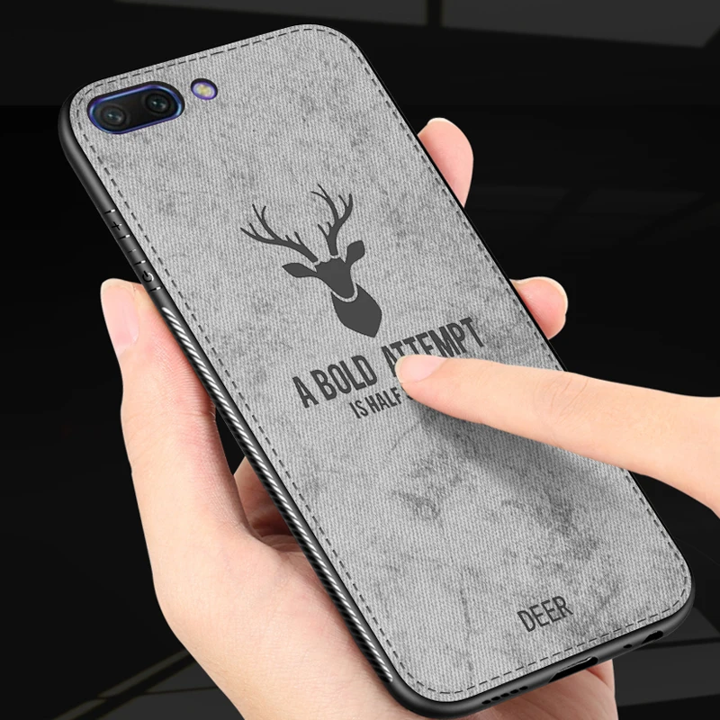 Huawei Honor Note 10 Case Cloth Art Deer Silhouette For case Soft TPU cover Honor10 | Мобильные телефоны и аксессуары