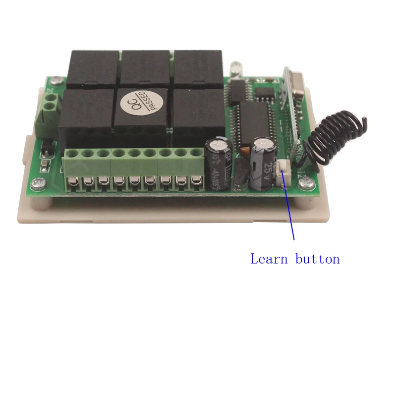12V 6CH Remote Switch 315433MHz With Remote Control Relay Switch 12V Relay Module 6CH Module Board Box (5)