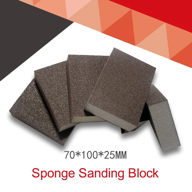 3PCS 70x100x25MM Multi purpose Sponge Sanding Block Hand Sanding Tools
