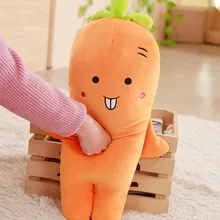 1PC 60CM Creative Vegetables Carrot Plush Toys Simulation Plant Pillow Stuffed Soft Plush Cushion Valentine Gifts