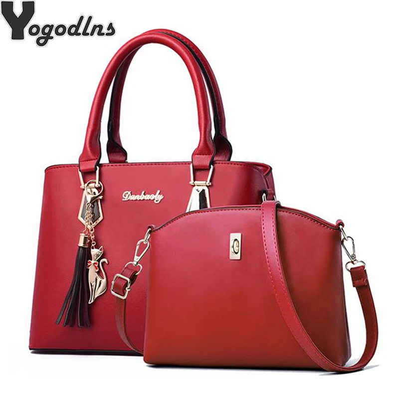 Beste Hot brand vrouwen stevige tas hotsale party purse dames messenger crossbody schoudertassen Kwasten en kitten ornament
