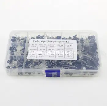 

15 kinds of 0.1uf - 470uf 300 electrolytic capacitors
