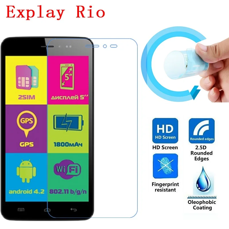 Explay Rio Screen Protective Film 2.5D Ultra-Thin HD Clear Soft Pet Protector for Free Shipping | Мобильные телефоны и