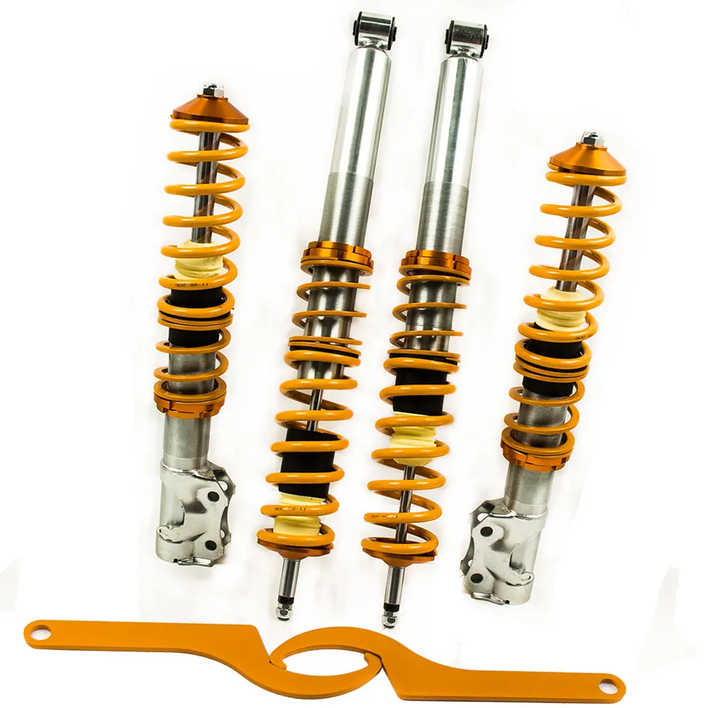 Понижающий набор Coilover для VW Golf MK2 MK3 регулируемая подвеска Амортизатор Пружина