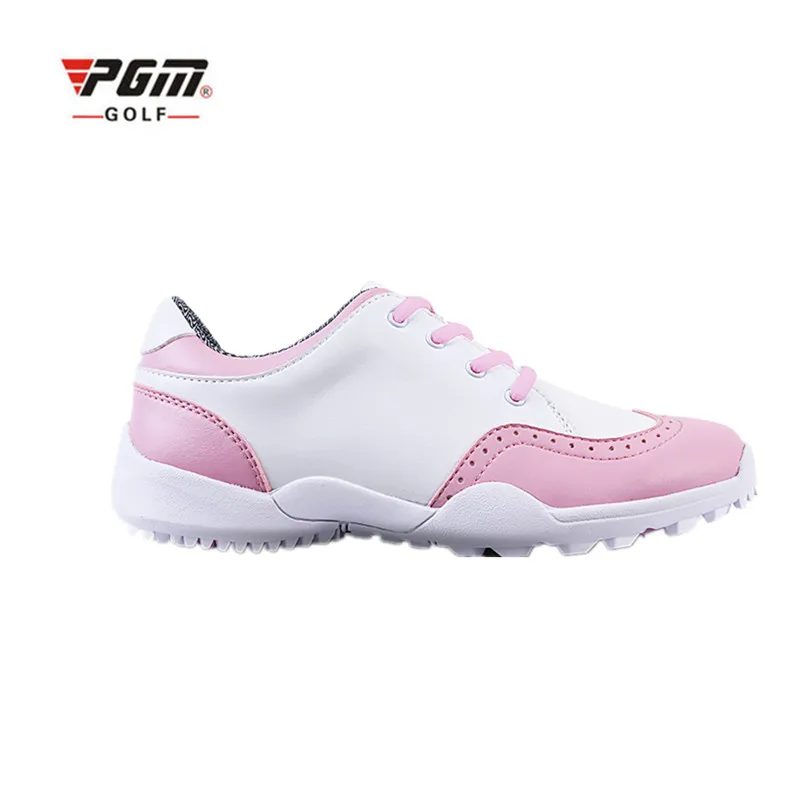 Zapatos De Golf/распродажа; женская обувь Eva; Новинка года; Pgm; обувь для гольфа из воловьей кожи с противоскользящей подошвой; лакированная дышащая микрофибра; Водонепроницаемая Обувь