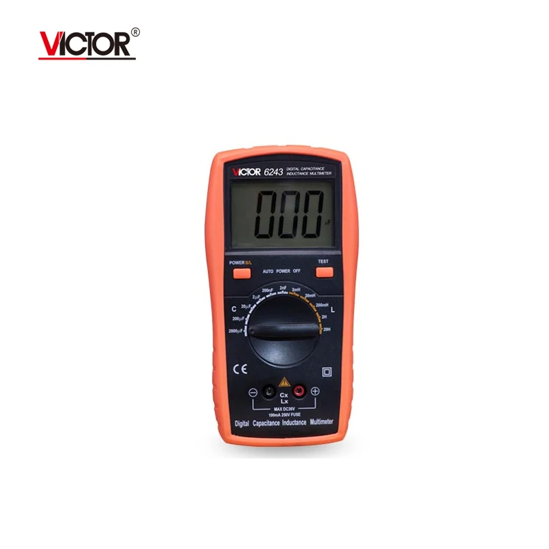VICTOR VC6243 high precision digital Capacitance meter LCR tester