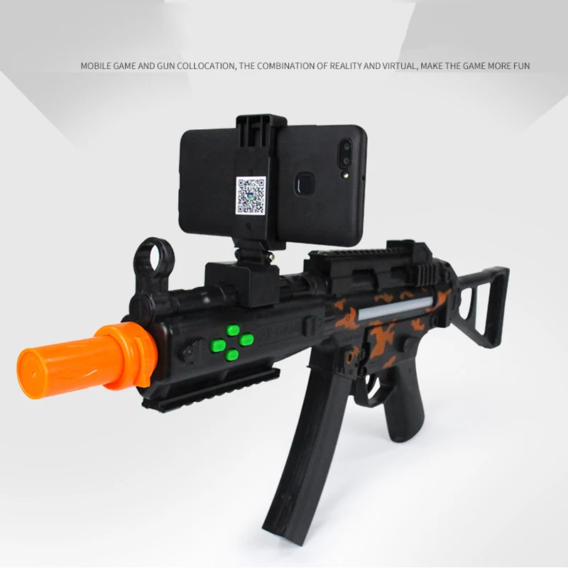 

IOS APP Android Game UMP9 AR Gun Game Bluetooth Real Mobile Augmented Airsoft Weapons CellPhone Stand Holder Smartphones Gift *