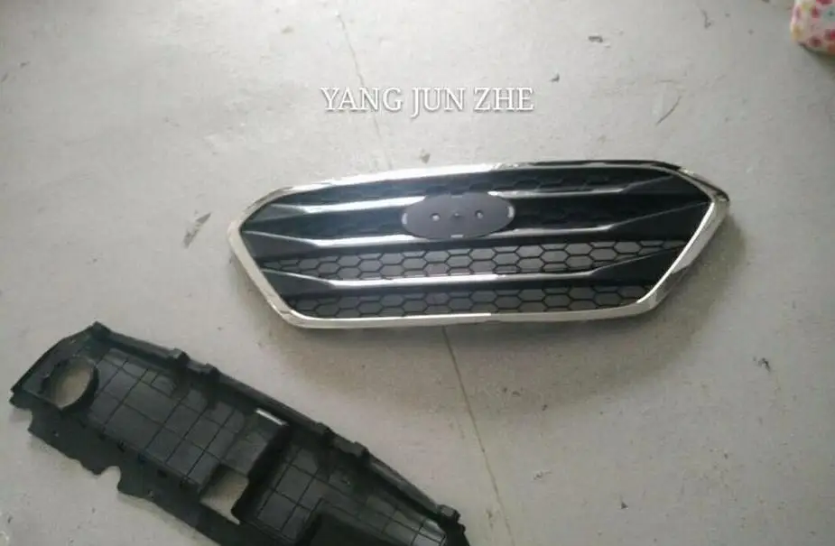 2009- For Hyundai ix35 high quality ABS chrome front grille Refit around trim trim grills Racing